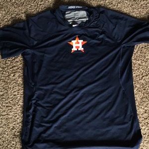 Nike MLB Shirts - Nike Pro Houston Astros shirt Nike MLB Shirts - Nike Pro Houston Astros shirt